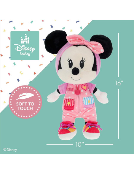 Muñeca de Peluche Disney Baby Minnie Mouse para Vestir