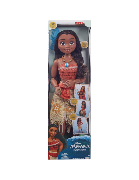 Muñeca Moana de Disney 86 cm Articulada con Peine