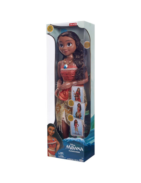 Muñeca Moana de Disney 86 cm Articulada con Peine