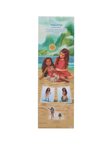 Muñeca Moana de Disney 86 cm Articulada con Peine