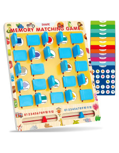 Juego de Memoria Educativo Walenty para Niños 3-8 Años
