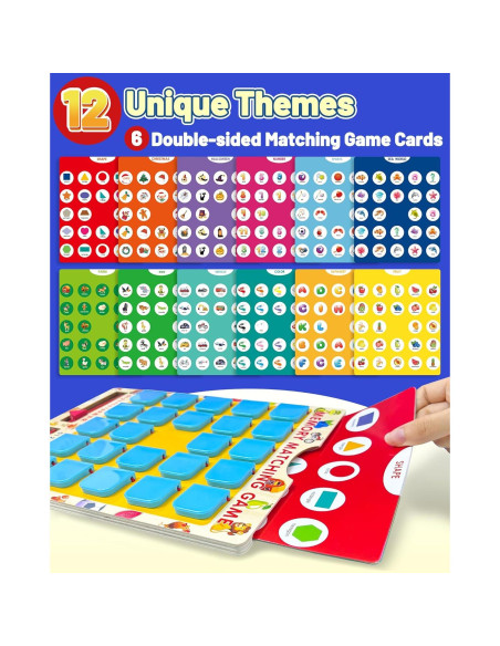 Juego de Memoria Educativo Walenty para Niños 3-8 Años