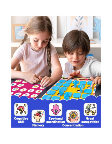 Juego de Memoria Educativo Walenty para Niños 3-8 Años