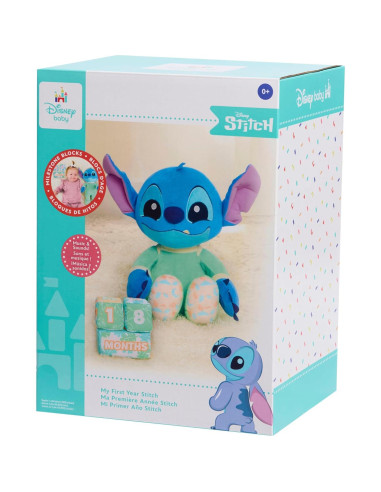 Juguete de Peluche Disney Baby Mi Primer Año Stitch 26.67 cm