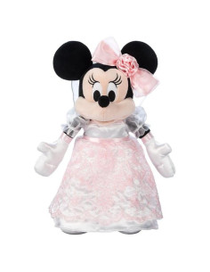 Peluche de Boda Minnie Mouse Disney 30.48 cm con Vestido de Satén