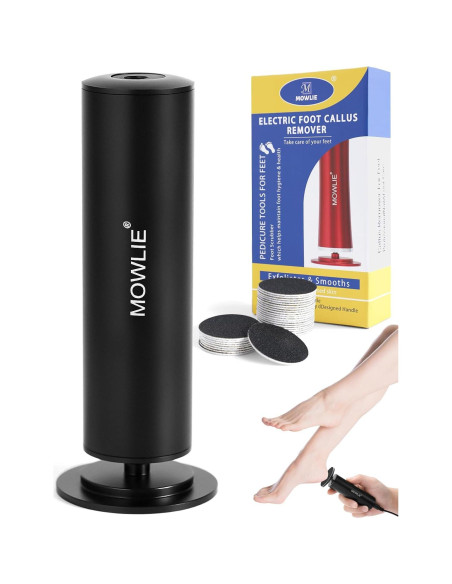 Removedor de Callos Eléctrico MOWLIE con 60 Discos de Lija