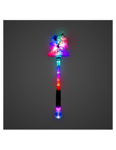 Varita Iluminadora Disney Minnie Mouse Unicornio 3 Modos