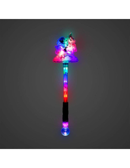 Varita Iluminadora Disney Minnie Mouse Unicornio 3 Modos