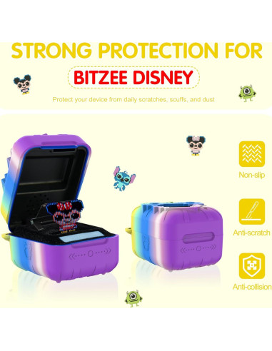 Funda de Silicona SKRVGOJFG para Juguete Bitzee Disney - Colorido