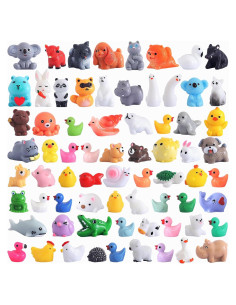 70 Figuras Mini Animales de Resina DWWPOO para Jardín y Manualidades