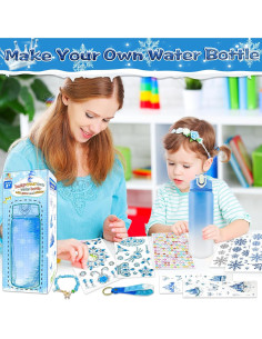 Kit de Botella de Agua Congelada YOFUN 600ml para Niñas 2