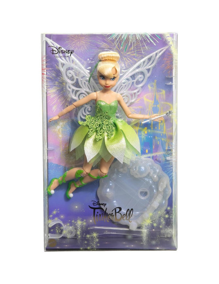 Muñeca Coleccionista Tinker Bell Mattel 27.94 cm 100 Años Disney