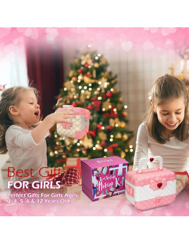 Kit de Maquillaje Lavable ROKKES para Niñas 4-12 Años