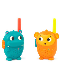 Walkie Talkies B. toys Hipopótamo y Mono 2-Pack 30.48m