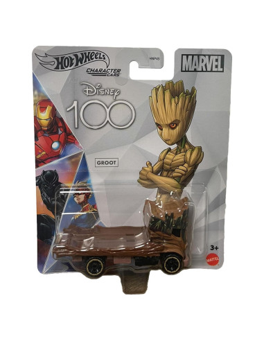 Hot Wheels Coche Groot Marvel 1:64 Juguete Coleccionable