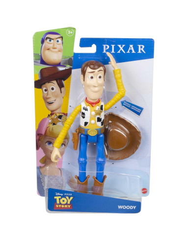 Figura de acción Woody Mattel Toy Story 23.4 cm posable