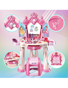 Juego de Mesa de Maquillaje Infantil con Taburete 1195 2