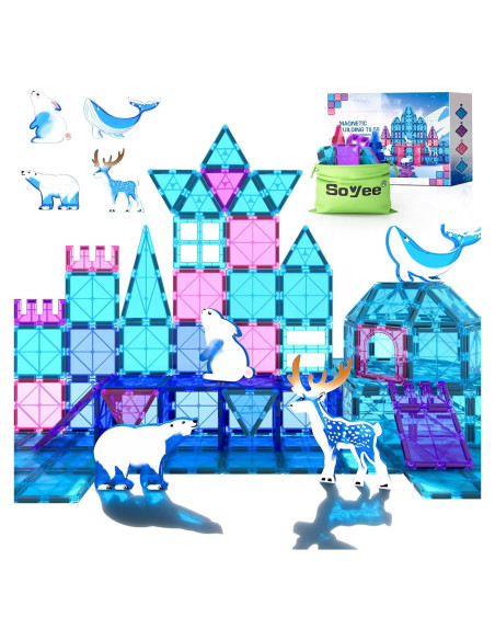 Azulejos Magnéticos Animales Árticos Soyee - Juego de Construcción 3+