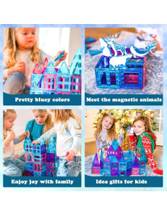 Azulejos Magnéticos Animales Árticos Soyee - Juego de Construcción 3+ 2