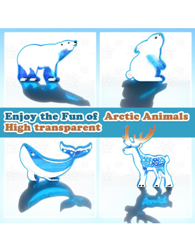 Azulejos Magnéticos Animales Árticos Soyee - Juego de Construcción 3+