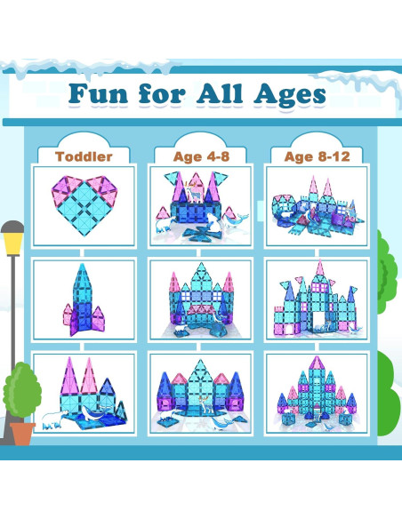 Azulejos Magnéticos Animales Árticos Soyee - Juego de Construcción 3+
