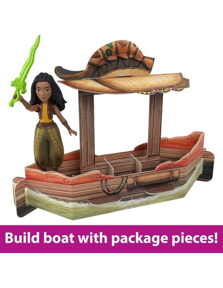 Set de Cuento Disney Raya y el Último Dragón Mattel - 7 Personajes