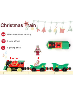 Juego de tren eléctrico May & Z con luces y sonidos 29.5x8x5cm 2