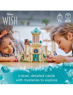 LEGO Disney Wish Castillo Rey Magnifico 43224 613 Piezas 2