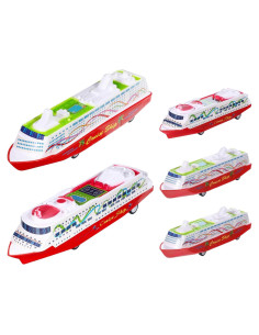 Modelo de Yate de Crucero Toyvian 5 Piezas 16x4.5cm