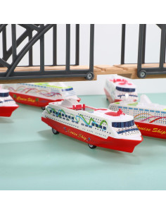 Modelo de Yate de Crucero Toyvian 5 Piezas 16x4.5cm 2