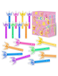 24 Varitas de Burbuja Brillantes PLOUGVI para Fiestas de Niños