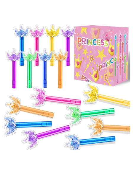 24 Varitas de Burbuja Brillantes PLOUGVI para Fiestas de Niños