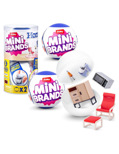 Mini Marcas Casa ZURU - 2 Paquete de Coleccionables Temáticos