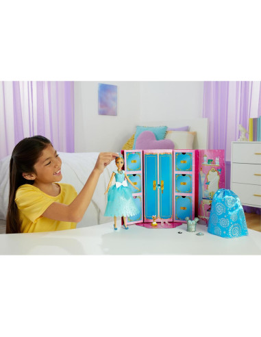 Muñeca de Moda Cenicienta Mattel con 12 Accesorios Sorpresa