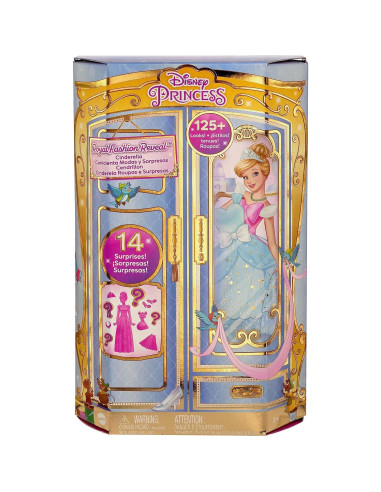 Muñeca de Moda Cenicienta Mattel con 12 Accesorios Sorpresa