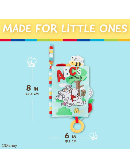 Libro de Tela Suave Disney Winnie the Pooh para Bebés 12.7x19.05cm