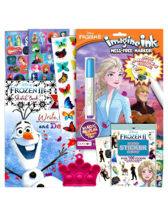 Libro para Colorear Disney Frozen + Set de Actividades y Stickers