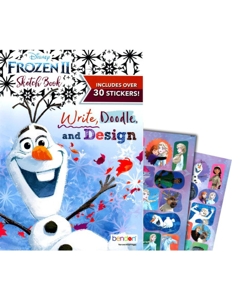 Libro para Colorear Disney Frozen + Set de Actividades y Stickers
