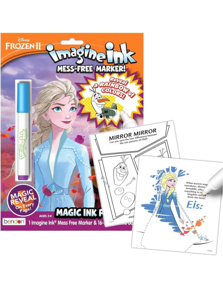 Libro para Colorear Disney Frozen + Set de Actividades y Stickers