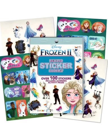 Libro para Colorear Disney Frozen + Set de Actividades y Stickers
