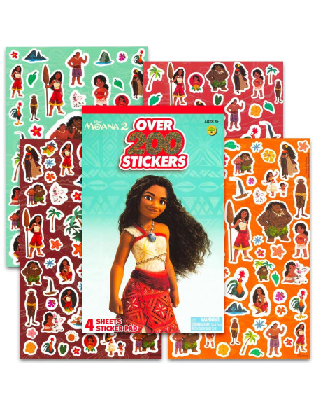 Stickers de Moana Disney - Paquete de 800 Stickers