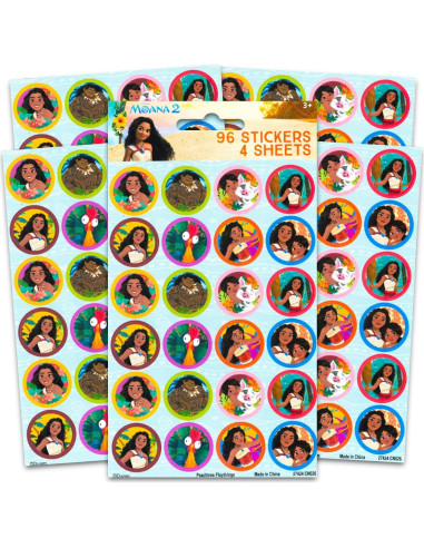 Stickers de Moana Disney - Paquete de 800 Stickers