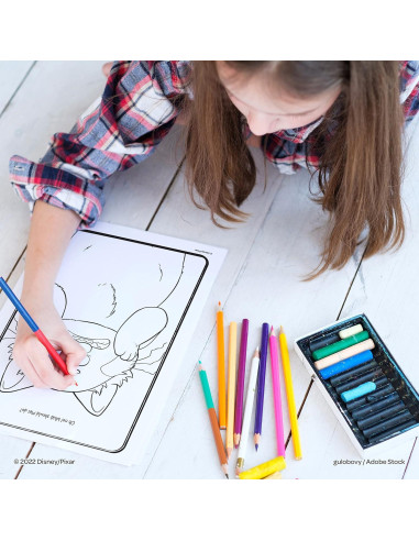 Libro para Colorear Disney Pixar Turning Red 48 Páginas