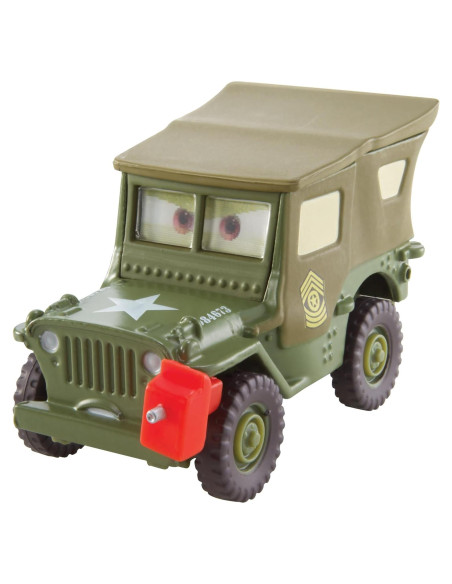 Vehículo Diecast Sarge Disney Pixar Cars 1:55 9.07g