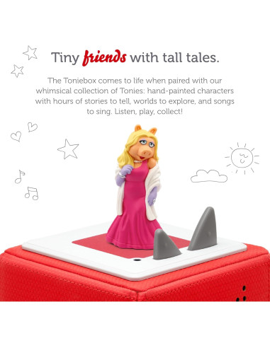 Figurita de audio Miss Piggy Tonies Muppets 30 min 5 canciones