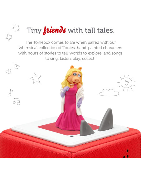 Figurita de audio Miss Piggy Tonies Muppets 30 min 5 canciones