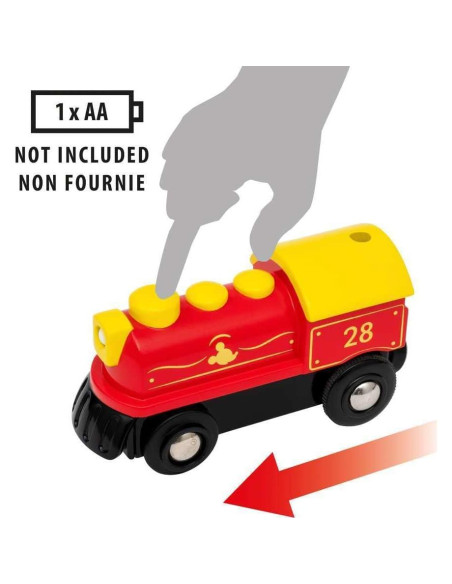 Tren a Batería Disney Mickey Mouse Brio 32265 - Juguete Educativo