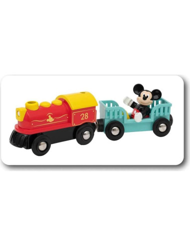 Tren a Batería Disney Mickey Mouse Brio 32265 - Juguete Educativo