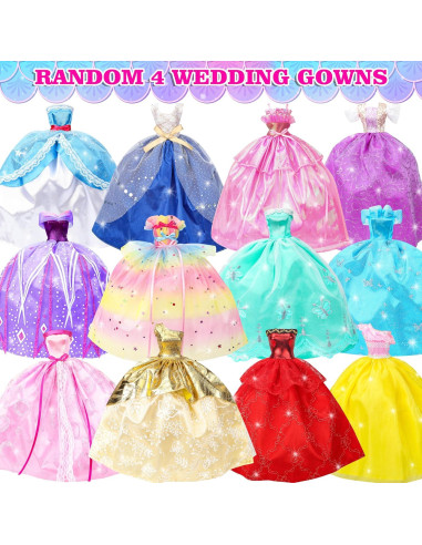 Paquete de 50 Ropa y Accesorios para Muñecas Style Shine