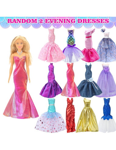 Paquete de 50 Ropa y Accesorios para Muñecas Style Shine